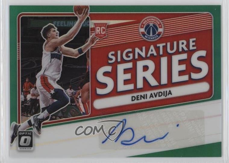 2020 Donruss Optic Signature Series Green Prizm Deni Avdija Rookie Auto RC 1ly0