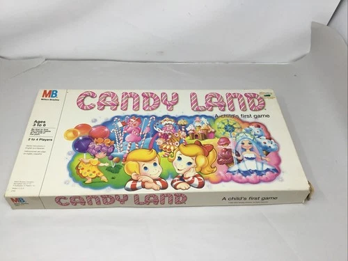 Vintage 1984 Candy Land Board Game by Milton Bradley - COMPLETE