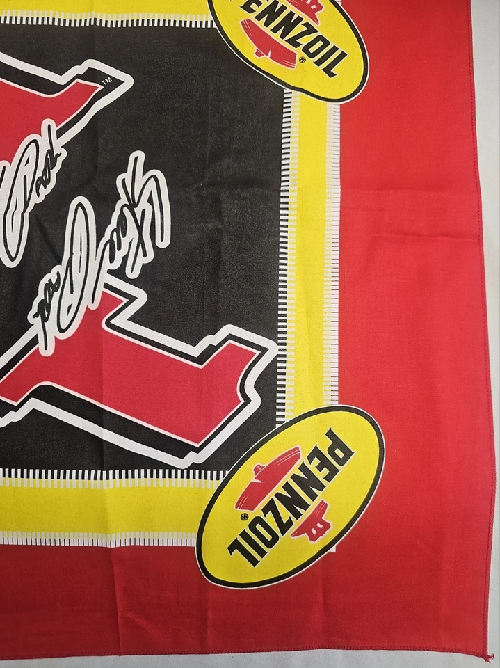 Новый из старых запасов винтажный флаг бандана Nascar Steve Park Pennzoil Earnhardt круг победителя 211⁄2" - Изображение 3 из 4