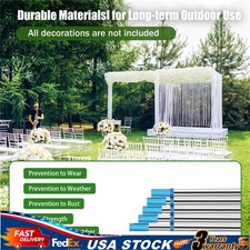 10'x50' Backdrop Stand Pipe Kit,Background Support System Curtain Frame HOT NEW