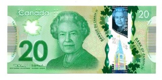 Kanada (P108) 20 Dollars 2012 Polymer UNC