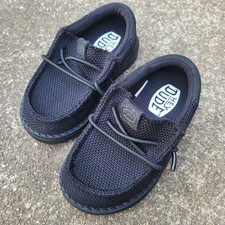 Hey Dude Black Toddler Size 7