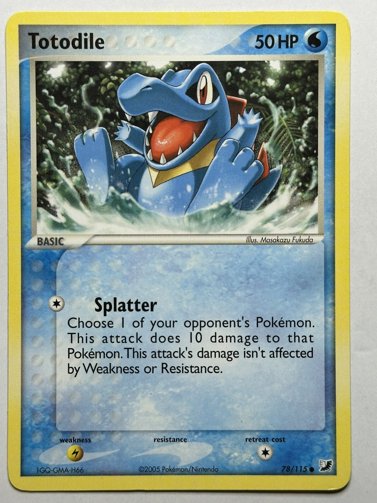 Totodile Unseen Forces 78/115 LP-NM Pokemon card