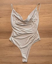 WeArEver Women  s Beige Bodysuit Size Medium