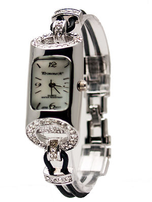 PRIMEMAX: WOMEN'S SOFT THIN LEATHER BAND CANDY STONES CASE ANALOG  QUARTZ WATCH