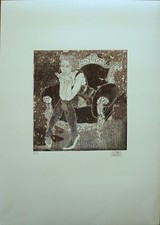 Giovanni MARANGHI acquaforte Casta Diva 72x52 firmata numerata 2010 CC