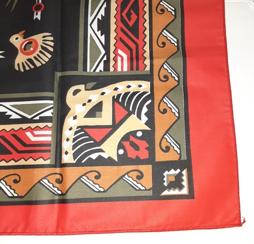 Les Foulards D' Henriette Vintage Indianer Taschentuch/Tischauflage 28x31 - Bild 3 von 7