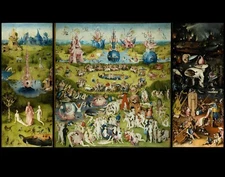 Print or Canvas - Garden of Earthly Delights by Hieronymus Bosch