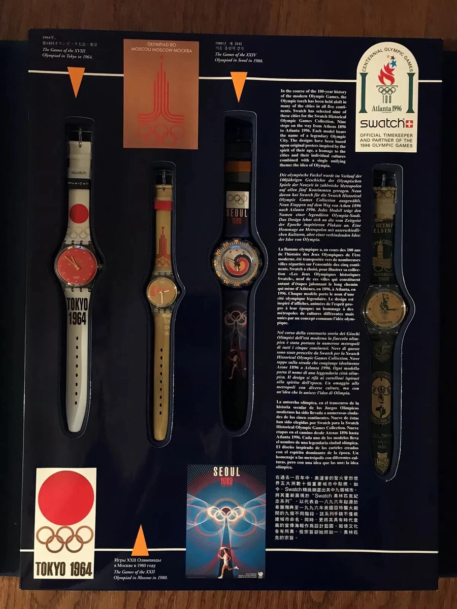 Swatch HistoricalOlympicGamesCollection