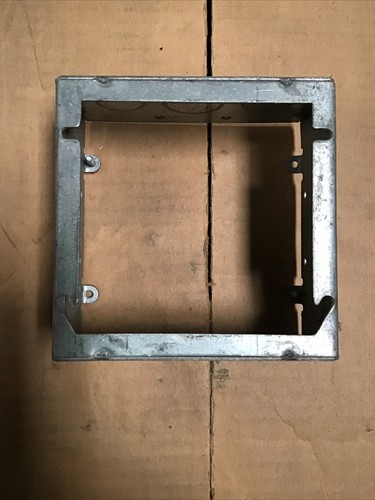 (25) Bowers 5-SDW-EXT-1” Extension Ring Boxes 4 3/4in Sqr 2 /14in D All 1” KO’s - Picture 3 of 3
