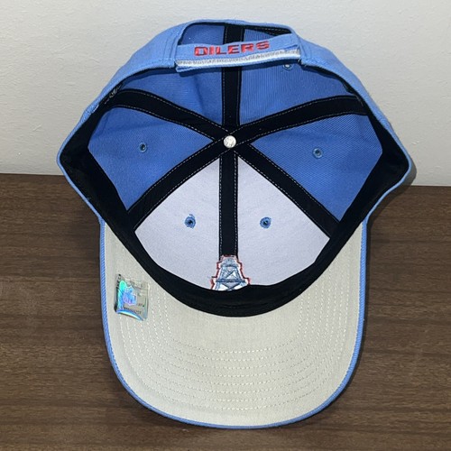 Houston Oilers ‘47 Brand MVP Blue Legacy Strapback Adjustable Retro NFL Hat Cap - Picture 5 of 7