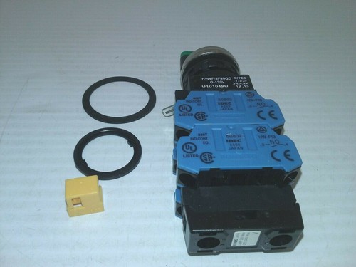 IDEC HW4F-3F40QD G-120V SELECTOR SWITCH ILLUMINATED GREEN 3 POS. MAINTAINED NIB - Imagen 2 de 6
