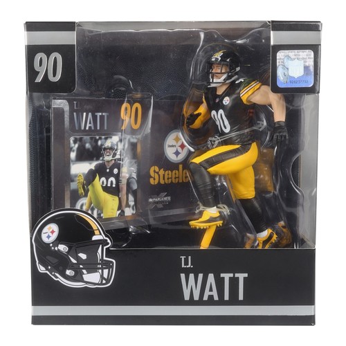 McFarlane NFL Pittsburgh Steelers TJ Watt Legacy Series Sport-Picks 7 Zoll Fig - Bild 12 von 14