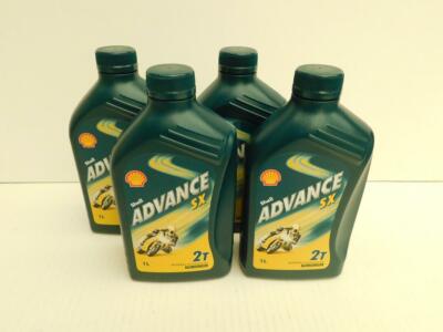 7,73 /l Shell Advance SX2  4 x 1 Ltr  mineralisches Premium 2-Taktöl
