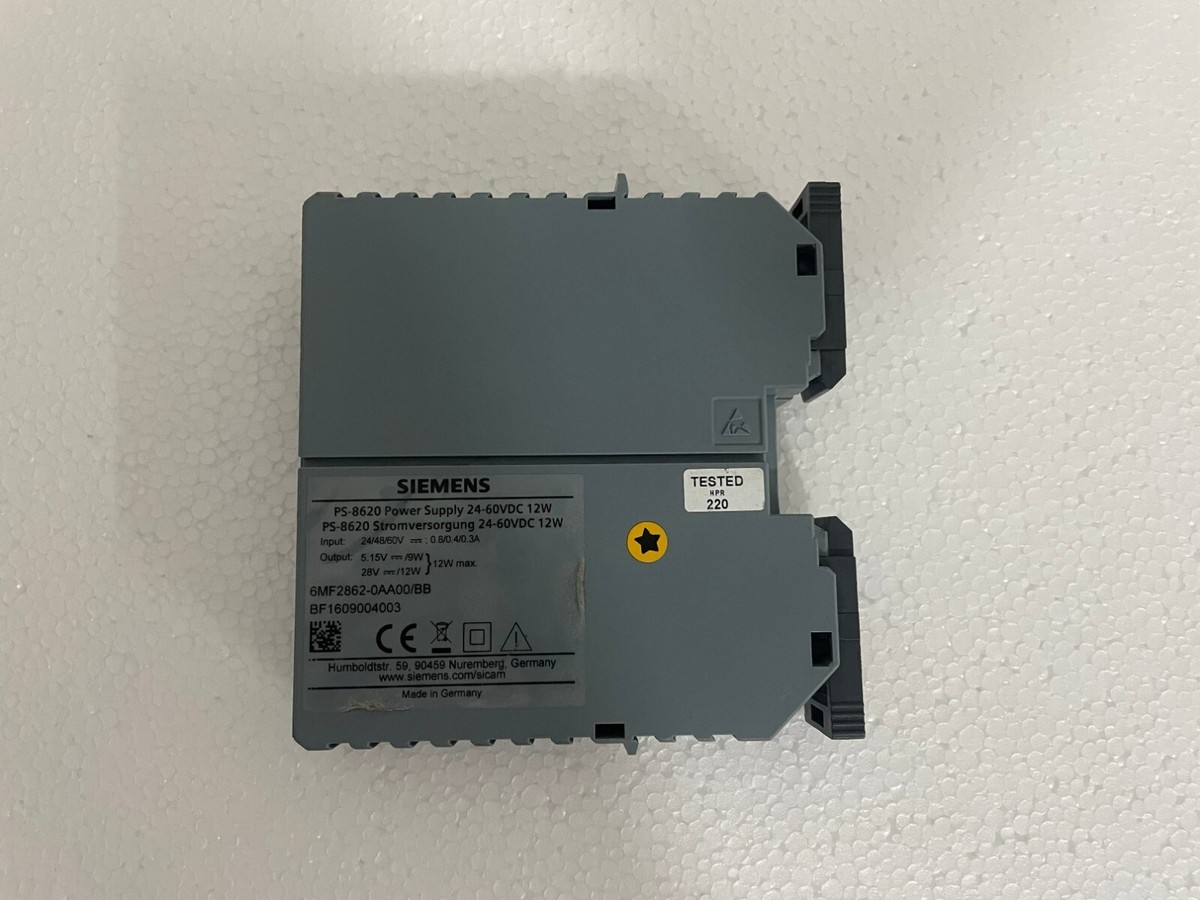 Siemens SICAM A8000 Series PS-8620 / PS 8620 Power Supply