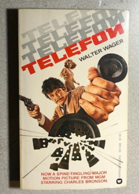 TELEFON by Walter Wager (1977) Warner movie paperback