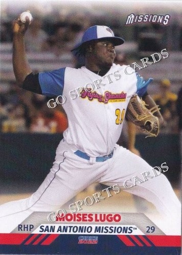 22 San Antonio Missions Moises Lugo Rc Rookie San Diego Padres Dr Ebay