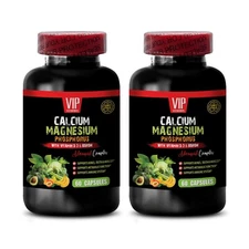 energy booster, immune complex - CALCIUM MAGNESIUM - bone support - 2 Bottles