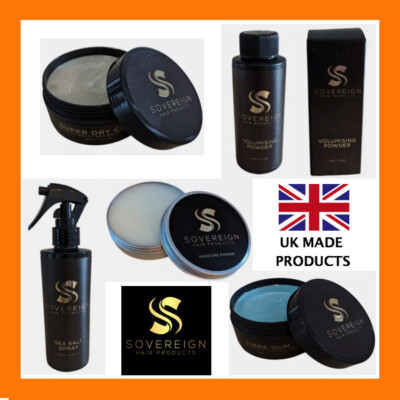 SOVEREIGN HAIR PRODUCTS Haarstylingprodukte riesige Auswahl Goldstandard UK