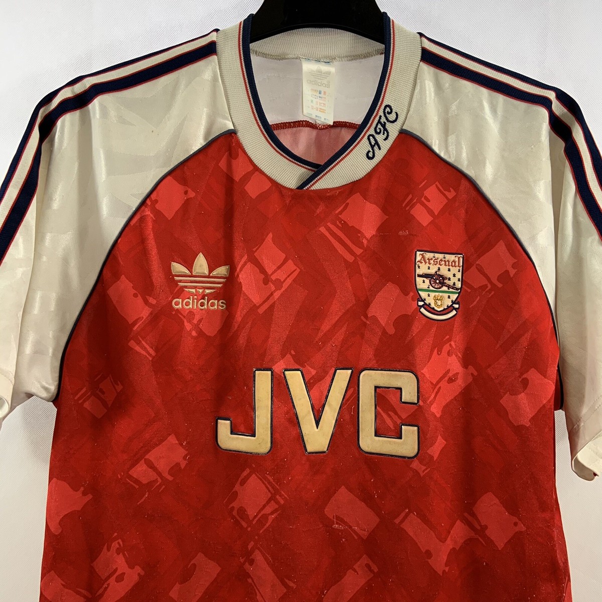 Arsenal Home Football Shirt 1990/92 Adults XL Adidas F729 | eBay