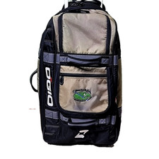 Ogio Rolling Travel Duffel Bag Black Brown Ca...