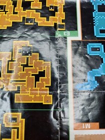 Final Fantasy 1990 Nintendo NES Dungeon Maps / Item Chart NES-FF-USA(A)