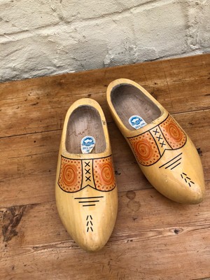 authentic wooden clogs