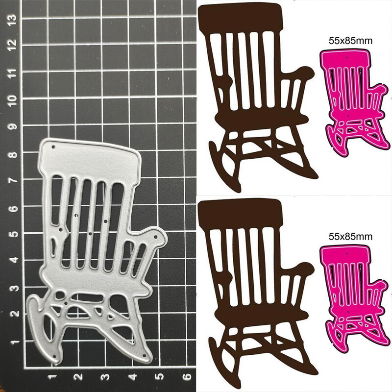 Metal Cutting Dies Chair Scrapbook Paper Craft Knife Mould Blade Punch Stencils