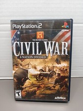 Civil War A Nation Divided PS2 Sony PlayStation 2 2006 CIB Complete