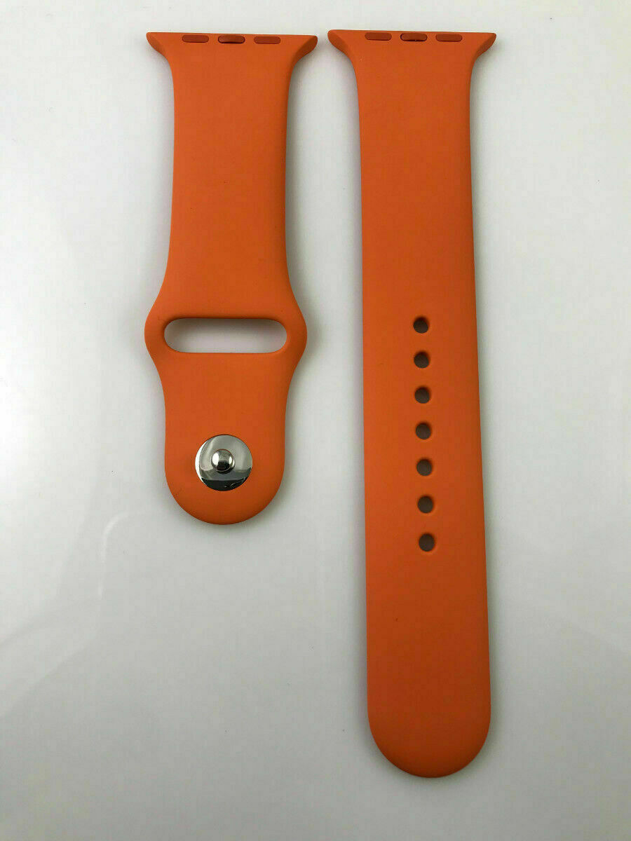 Genuine Original Apple Watch Hermes Orange Sport Band 40mm fits 38mm New