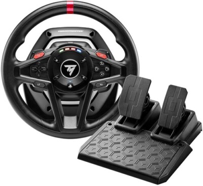 Thrustmaster T128P, Force Feedback Racing Wheel with Magnetic Pedals - Compatibl