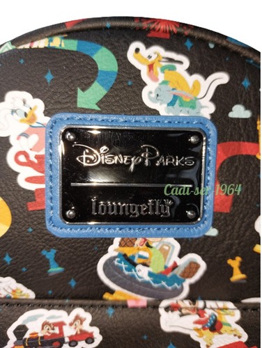 Loungefly Mickey Mouse and Friends Play in the Park Mini Backpack Bag NEW - Picture 11 of 12