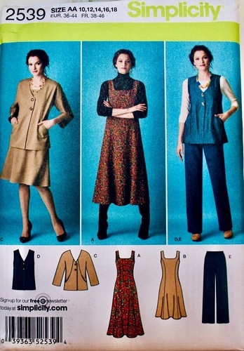 ¡Tú eliges! VESTIDO JUMPER Patrón de costura Falta y Talla Grande ~ UC - Imagen 48 de 53