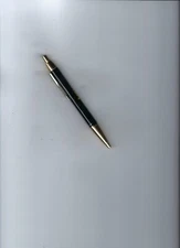 Vintage Parker 1M Black & Shiny Gold Trim Ball Point Pen-Logo-Salesman Sample