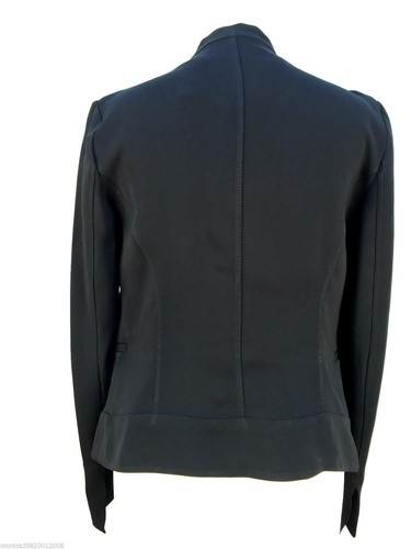 Zara Black Waterfall Blazer Jacket Size M RRP £79.99 - Picture 6 of 10