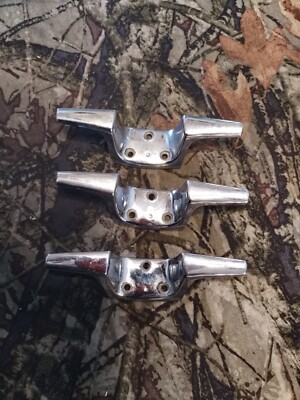 Boat Cleat 5 1/2 '' Chrome Lot Of 3