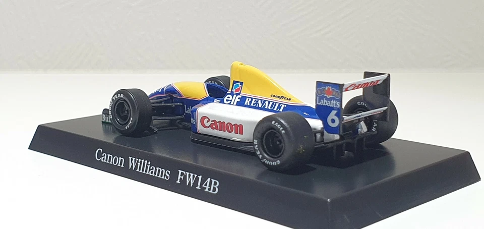 1/64 Aoshima Williams F1 1992 FW14b #6 RICCARDO PATRESE diecast car model NEW - Image 3 of 4