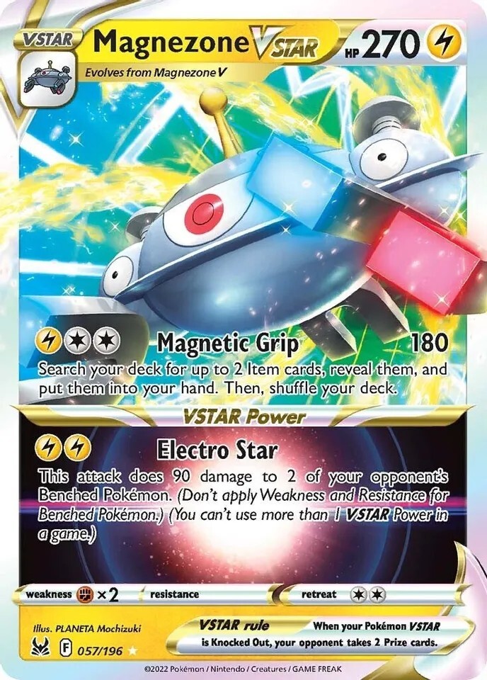 Magnezone Vstar - 057/196 Lost Origin Ultra Rare Pokemon - NM