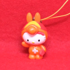 Hello Kitty Orange Charm Strap Rare Sanrio From Japan F/S