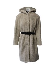 Ba&sh Filip Teddy Coat In Ecru Polyester Us0