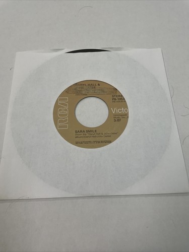 DARYL HALL JOHN OATES SARA SMILE 7” VINYL 45RPM