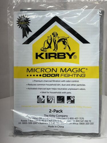 Kirby Vakuumsystem Filtertüten mit Kohle Geruchskontrolle 2 Stück