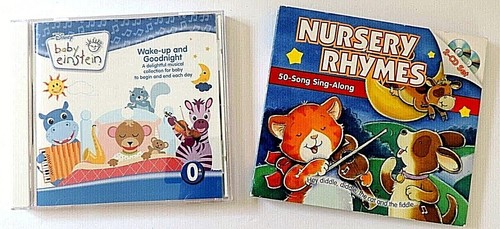Lot 8 Misc Toddler Kids CDs Baby Einstein Disney Nursery Rhymes Learning VGUC - Picture 2 of 8