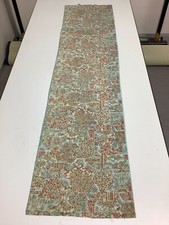 Japanese Vintage Kimono Fabric cloth Boro pure silk green scrub dirt 56.2x14inch