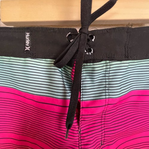 Hurley Phantom Boy's size 18/29 Rainbow Striped Board Shorts - Picture 3 of 8