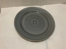 THRESHOLD Retired Target Torin Iron Stoneware Gray Swirl Dinner Plate 10 1/4" B5