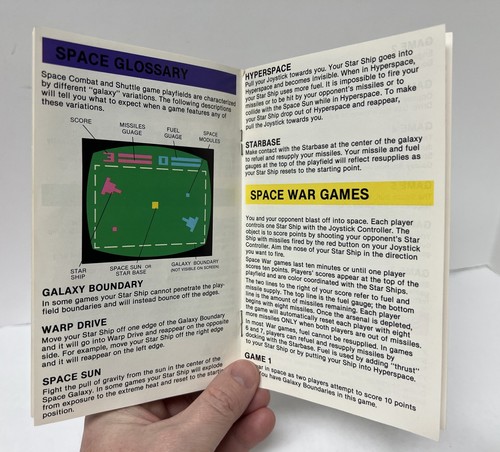 Space War (Atari 2600) Game W/ Box & Manual -tested - Picture 22 of 24