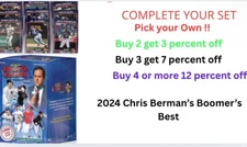 2024 Topps x Chris Berman Boomer's Baseball Singles 1-100 Pick Complete Your Set