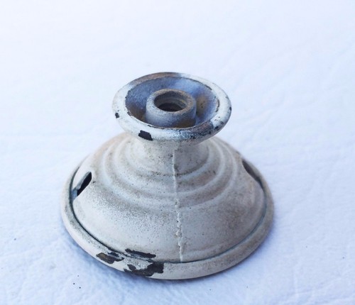 French Provincial antique hardware drawer pull knob Shab Chic Chippy Paint - Picture 4 of 4