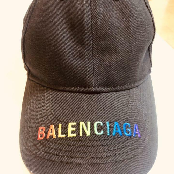 帽子 balenciaga cap L59 BALENCIAGA grey cotton LOGO Baseball Cap Hat L 59 For Sale